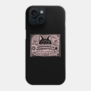 Ouija cat Phone Case