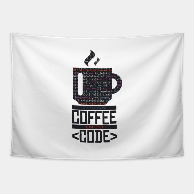 Programmer Coffee Tapestry by LR_Collections