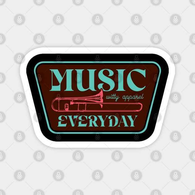 Music Everyday Magnet by TEENIE DESIGN