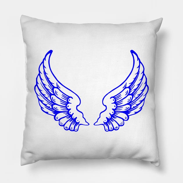 wings Pillow by magamarcas