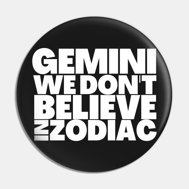 Funny Gemini Birthday Gift Ideas Pin by BubbleMench