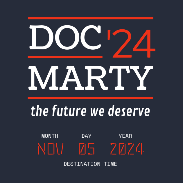 Back to the Future Doc Marty 2024 by Shine Threads