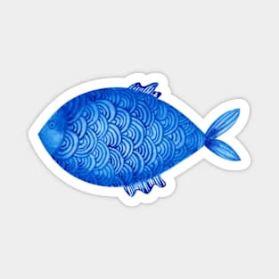 Blue fish Magnet