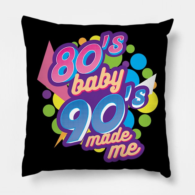 80s 90s Pillow by KAWAIITEE