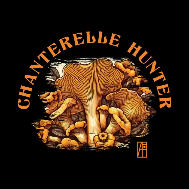 MUSHROOMS - Mushrooms Hunter - Chanterelle Hunter - Chanterelle Forager by ArtProjectShop