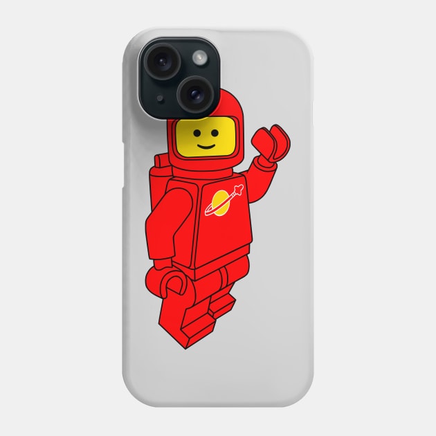 Spaceman! (Red) Phone Case by HenriDefense