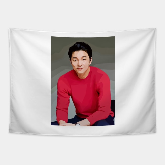 Gong Yoo Tapestry by Playful Creatives