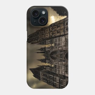 Darkness over a Cathedral Phone Case