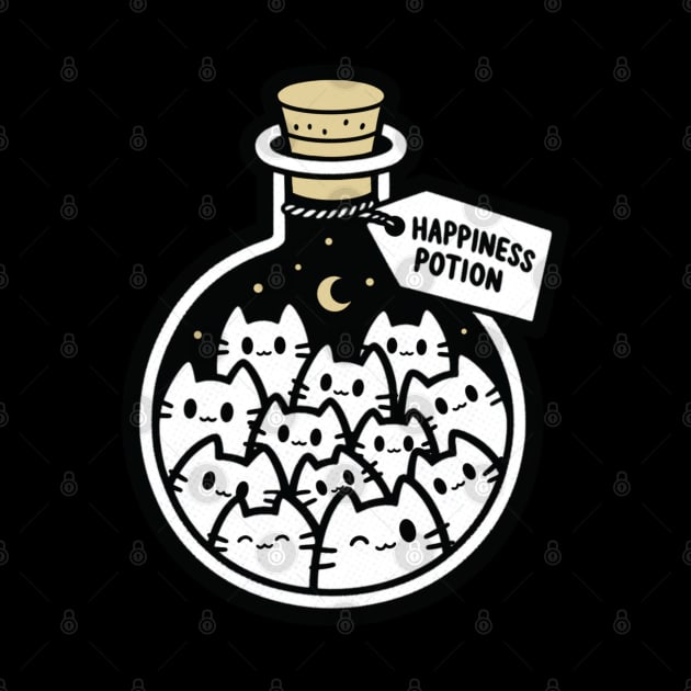 Kitty Cat Happiness Potion by moonstruck crystals