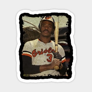 Eddie Murray in Baltimore Orioles Magnet