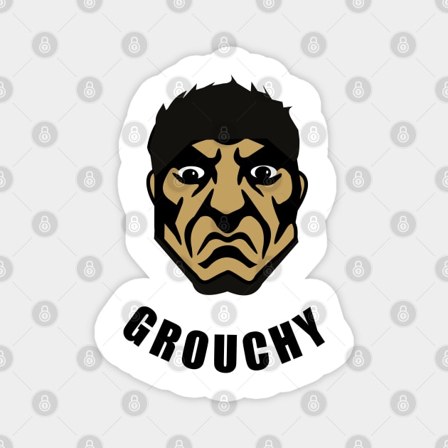 Grouchy Magnet by BishBashBosh