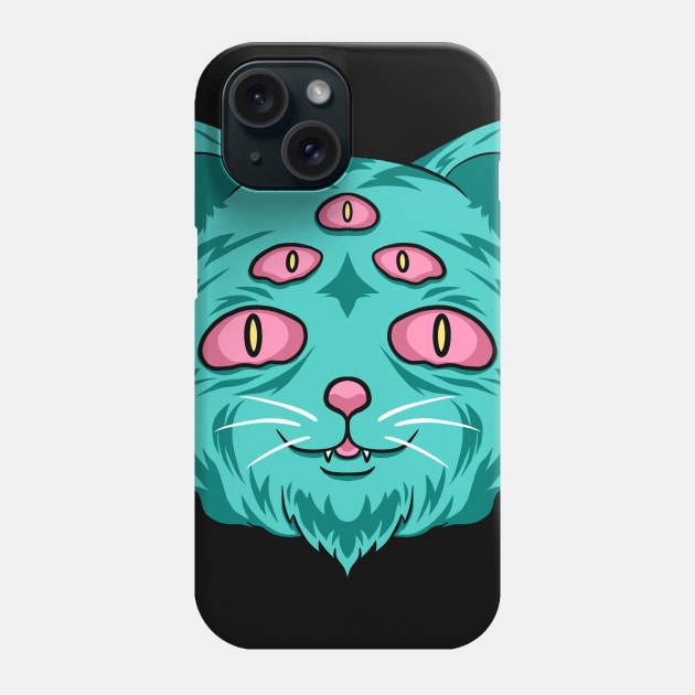 Argus Cat Phone Case by drixalvarez