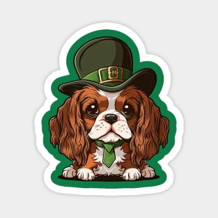 King Spaniel St. Patrick's Day Magnet