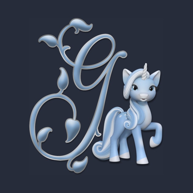 Monogram G Custom Unicorn by AlondraHanley