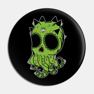 Skull Sea Creature Pin