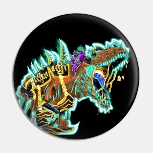 Raging Charax Nebula Glow with Dino KO Pin