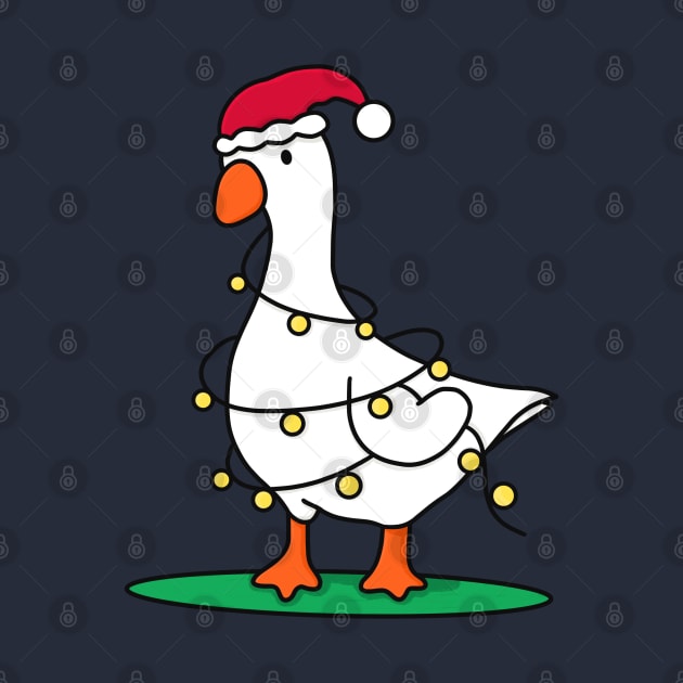 Adorable Christmas Goose by Sofia Sava