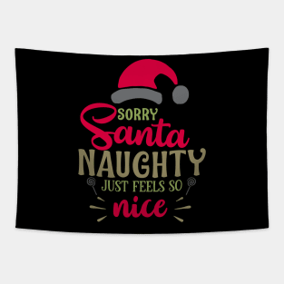 Sorry santa naughty just feels Tapestry