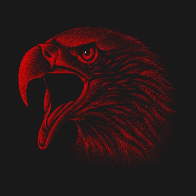 Eagle raven crow eagles US USA falcon magic t shirt t-shirt by Aprint Store
