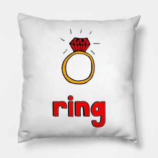 This is a RING Pillow