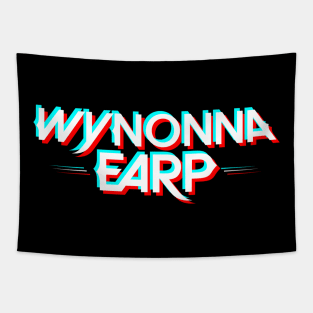 Wynonna Earp Glitch Logo Tapestry