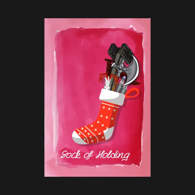 Christmas Sock of Holding - Board Games TRPG DnD Design - Board Game Art by MeepleDesign