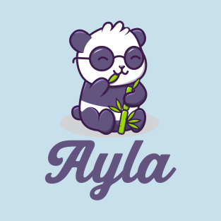 Ayla Panda Logo T-Shirt