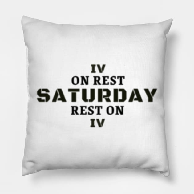 Jewish day of rest Pillow by Free-Z-One