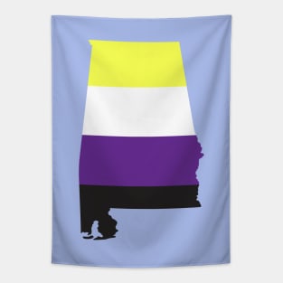 Alabama Non-Binary Pride Tapestry