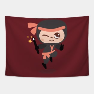 Red Ninja Tapestry