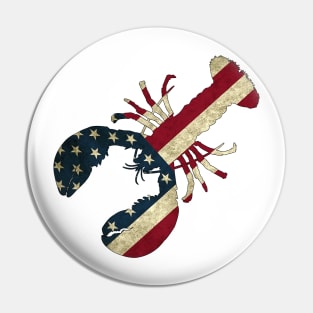 Lobster Flag Pin