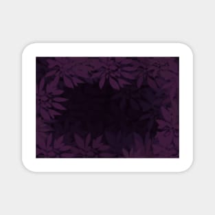Purple leaves Magnet