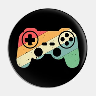 Gamer Vintage Retro Video Game Controller Gaming Pin