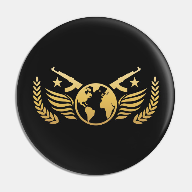 Global Elite Csgo Csgo Pin Teepublic Fr