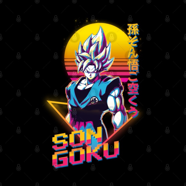 goku saiyan by Retrostyle