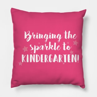 Bringing the Sparkle to Kindergarten Pillow