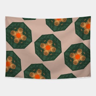 Octagon pattern design Tapestry