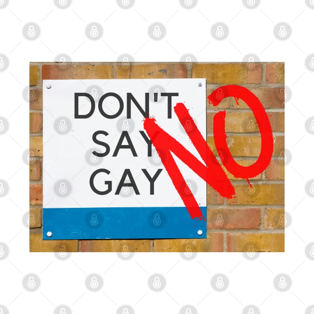 Say No To Don't Say Gay - Don't Say Hate - Graffiti - Stand Up To Hatred by SayWhatYouFeel