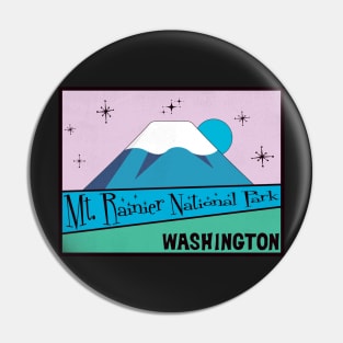 Mount Rainier National Park Washington Pin