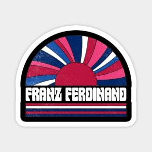 Franz Proud Name Personalized Retro Flowers Beautiful Magnet