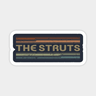 The Struts Retro Lines Magnet