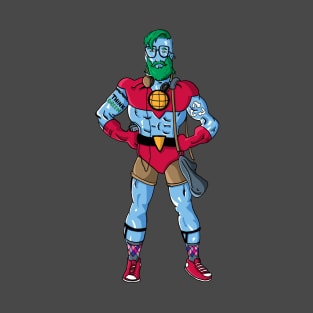 Hipster Captain Planet T-Shirt