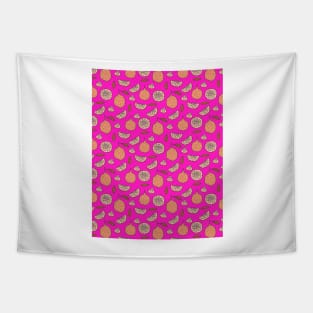 Zesty Pink Tapestry