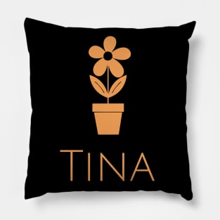 Tina name Pillow