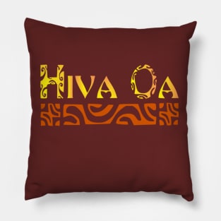 HIVA OA (sunset) Pillow