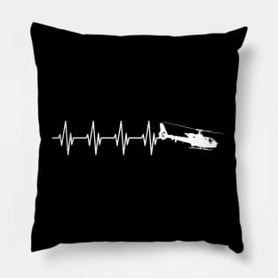 Helicopter heartbeat Pillow