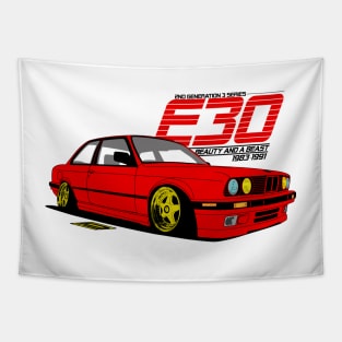 E30 Beauty & Beast Tapestry