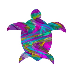 Sea Turtle Abstract T-Shirt