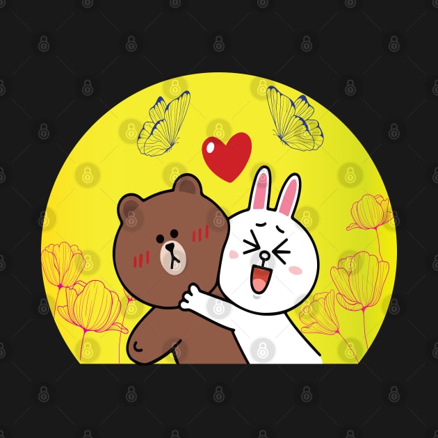 brown bear and cony by SurpriseART