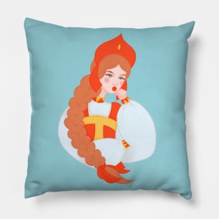 The Russian girl Pillow